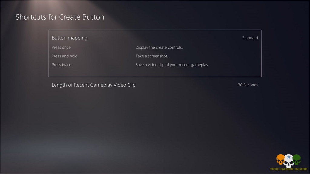 ps5 screenshots settings