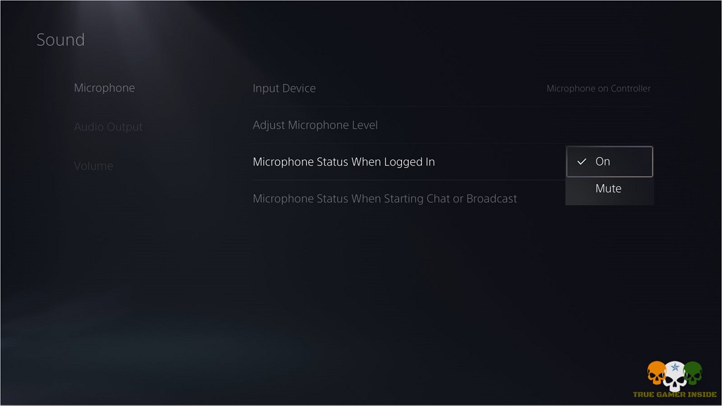 ps5 controller mic settings
