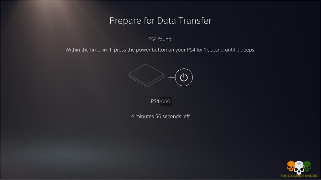 Prepare For Data Transfer ps4